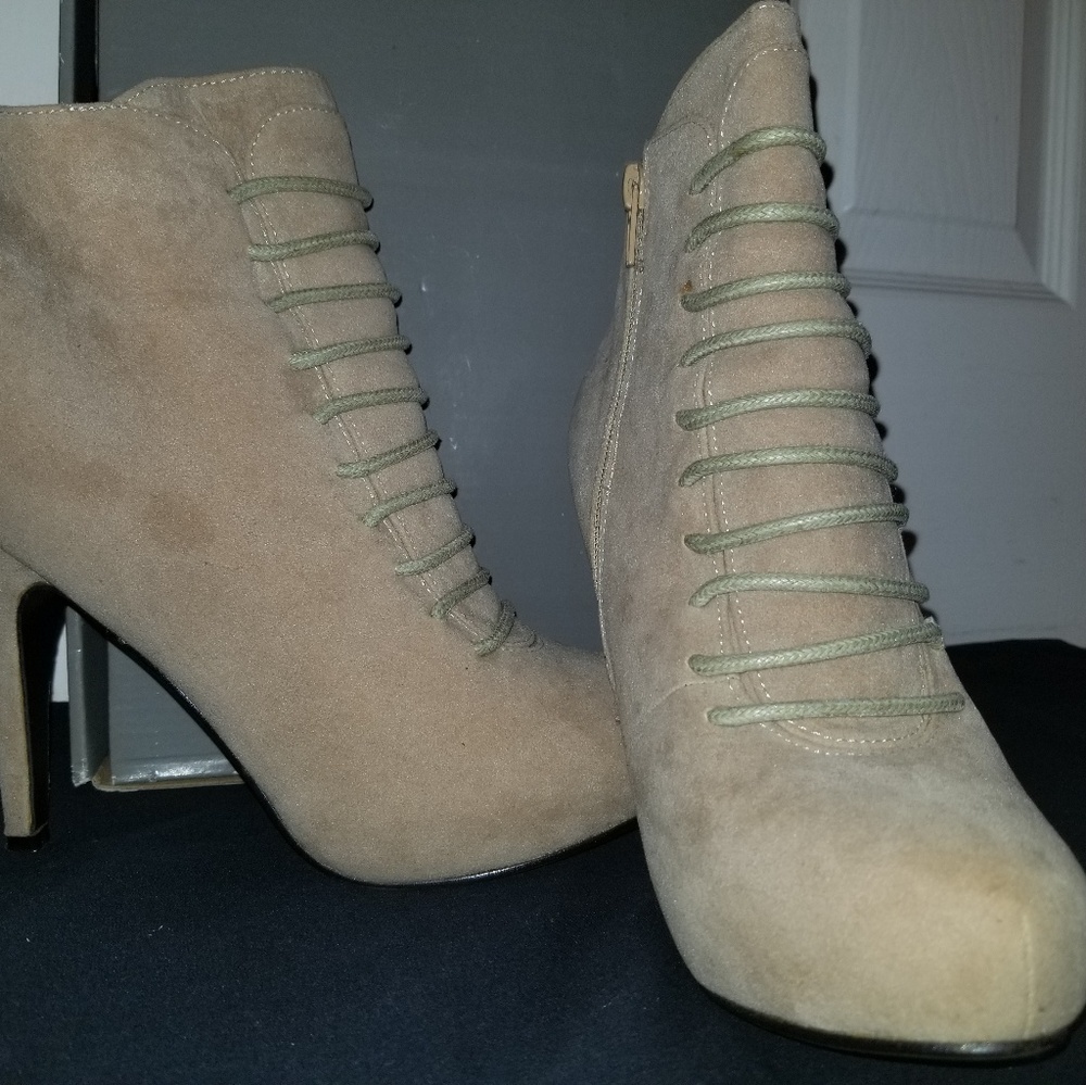 Charlotte Russe Nude Booties